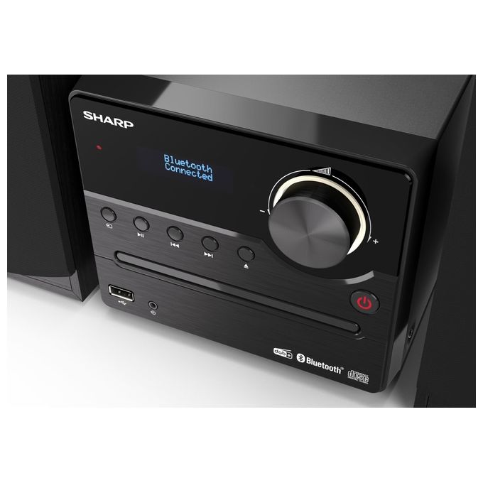 Sharp XL-B517D Microsistema Audio per la Casa Nero