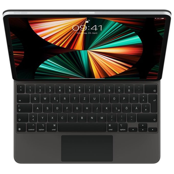 Apple Magic Keyboard Custodia Tastiera e Carta con Trackpad Retroilluminato Apple Smart Connector QWERTZ Tedesca Nero