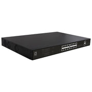 LevelOne GEP-2021 Switch di Rete Non Gestito Gigabit Ethernet 10-100-1000 Supporto Power Over Ethernet 1u Nero