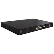 LevelOne FGP-2031 Switch di Rete Non Gestito Fast Ethernet (10-100) Supporto Power Over Ethernet 1u Nero