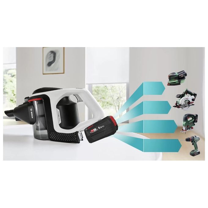 Bosch BSS825ALL Series 8 Aspirabriciole Cordless Bianco