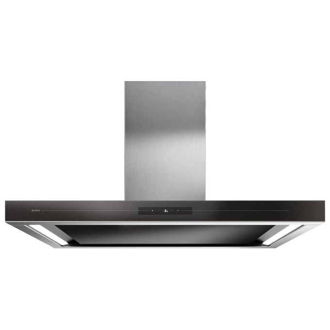 ASKO CI 41238 G Cappa Aspirante a Isola con Camino Classe energetica A 9 Velocita' 120cm Vetro Soft Black - Yeppon