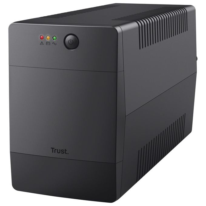 Trust Paxxon 1000VA Gruppo di Continuita' 4 Prese di Corrente a Parete con Batteria e Protezione da Sovratensione