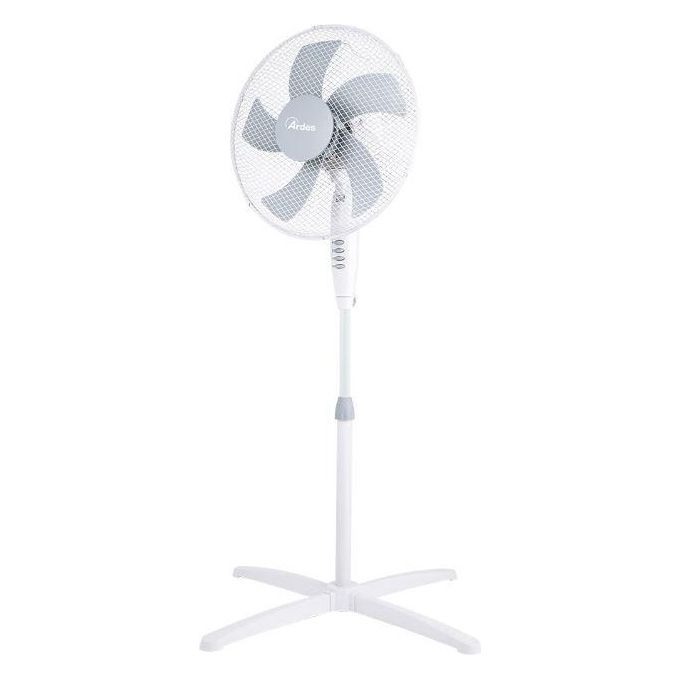 Ardes Ventilatore a Piantana Steelo40p 40cm Altezza 125cm Tre Velocita' Colore Bianco