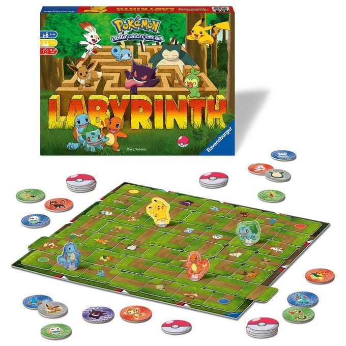 Ravensburger Gioco di Societa' Pokemon Labyrinth Board