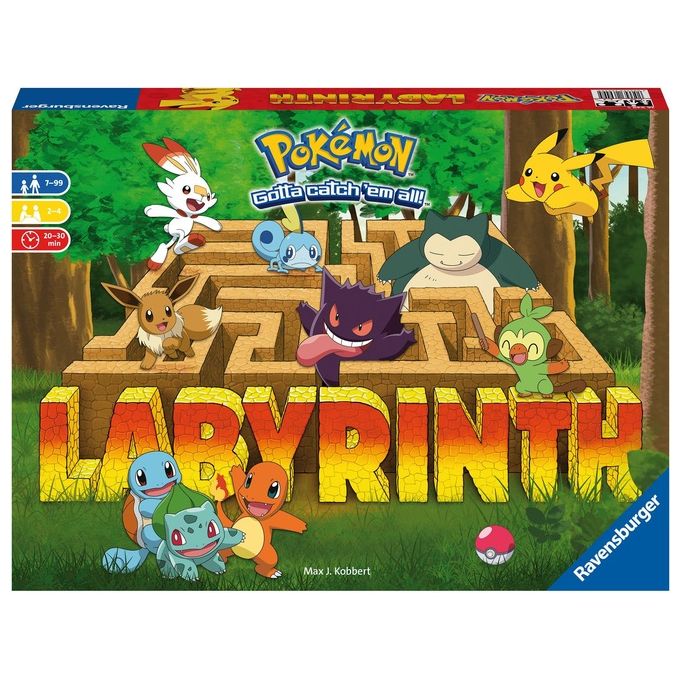 Ravensburger Gioco di Societa' Pokemon Labyrinth Board