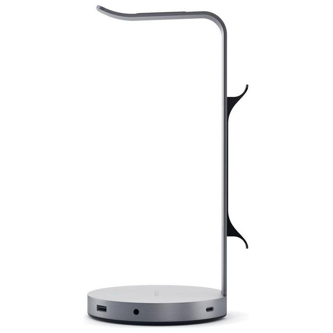 Satechi Stand per Cuffie Hub Usb in Alluminio Space Gray