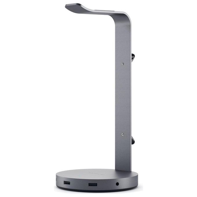 Satechi Stand per Cuffie Hub Usb in Alluminio Space Gray