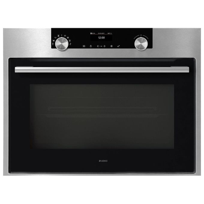 ASKO OM 8464 S Serie Craft Forno a Microonde da Incasso Capacita' 50 Litri Potenza 2200 Watt 45 cm Acciaio - Yeppon