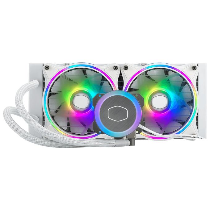 Cooler Master MasterLiquid ML240 Illusion ARGB CPU Liquid Cooler Intel 1700-1200-2066 AMD AM3-AM4 - MLX-D24M-A18PW-R1 Dissipatore CPU