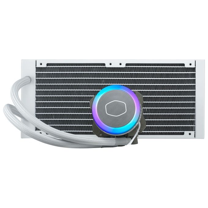 Cooler Master MasterLiquid ML240 Illusion ARGB CPU Liquid Cooler Intel 1700-1200-2066 AMD AM3-AM4 - MLX-D24M-A18PW-R1 Dissipatore CPU