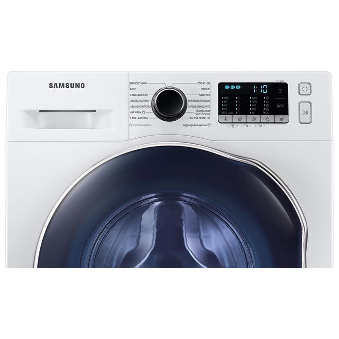 Samsung WD8NK52E0AW Lavasciuga Slim Classe energetica F Capacita' di carico 8-5 Kg Centrifuga 1200 giri Profondita' 45,6 cm Motore DIT Vapore Igenizzante