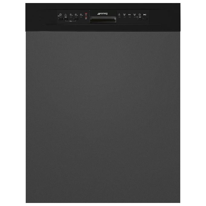 Smeg PL292DN Estetica Universale Lavastoviglie da Incasso con Frontalino a Vista 13 Coperti Classe energetica D 5 Programmi Nero