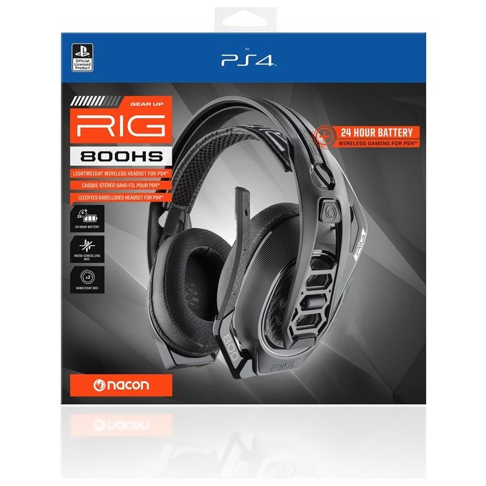 Nacon Rig 800 Pro Hs Cuffie Gaming Nero