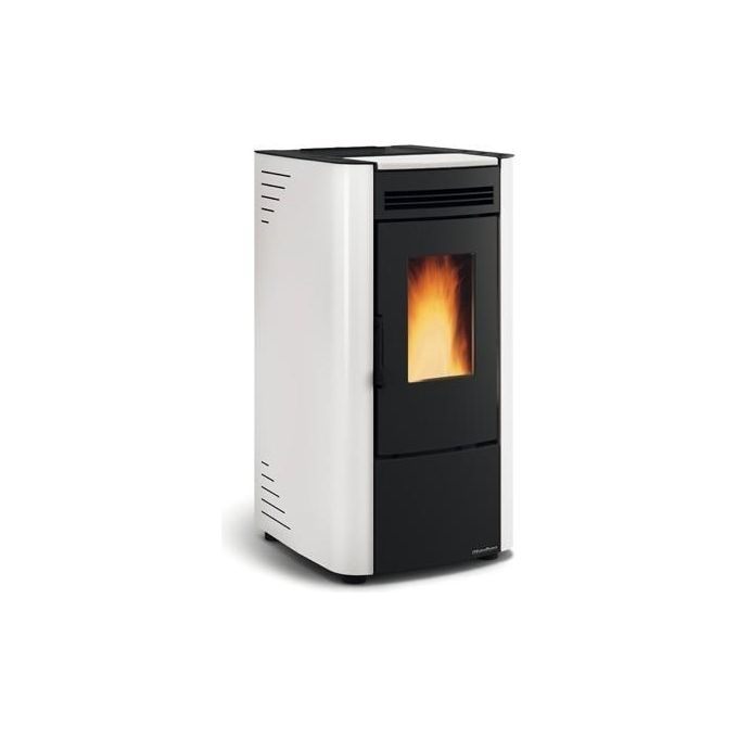 Extraflame Ketty Evo Stufa a Pellet Libera Installazione 6,5kW Bianca