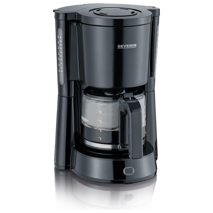 Severin KA 4815 Macchina per Caffe' Automatica-Manuale con Filtro 1.25 Litri Nero