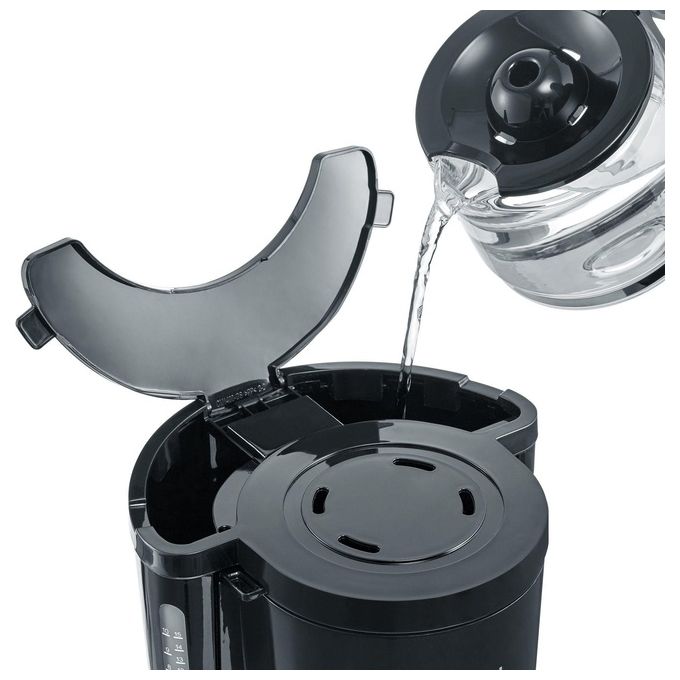 Severin KA 4815 Macchina per Caffe' Automatica-Manuale con Filtro 1.25 Litri Nero