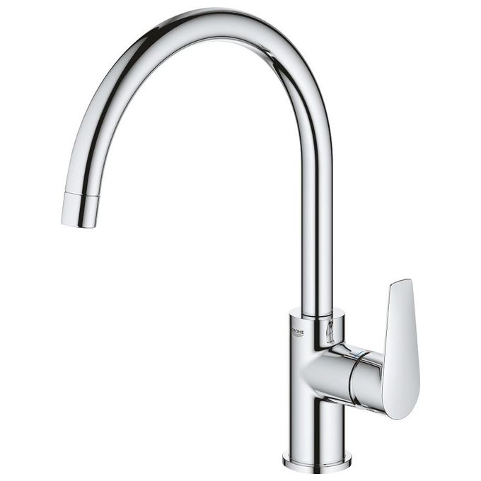 Grohe 31367001 BauEdge Miscelatore monocomando a bocca alta girevole 360° Cromo