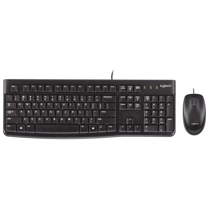 Logitech Desktop MK120 Set mouse e tastiera USB International NSEA