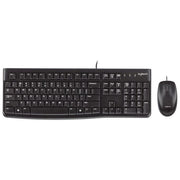 Logitech MK120 Kit Tastiera e Mouse, Layout Tedesco Qwertz, Nero