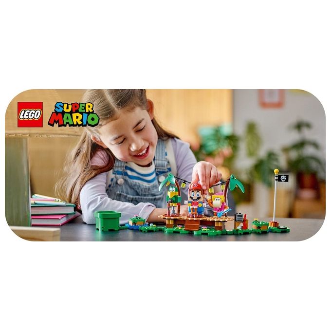 LEGO Super Mario 71421 – Concerto nella Giungla di Dixie Kong, Set di Espansione con Dixie Kong e Squawks, 174 Pezzi, Eta' 7+
