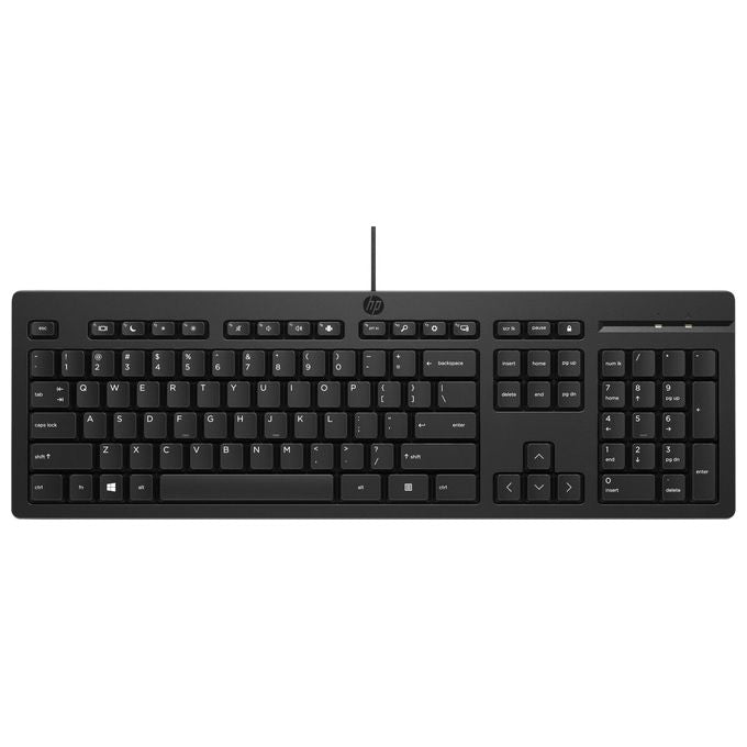 HP Tastiera 125 Wired Usb Eng