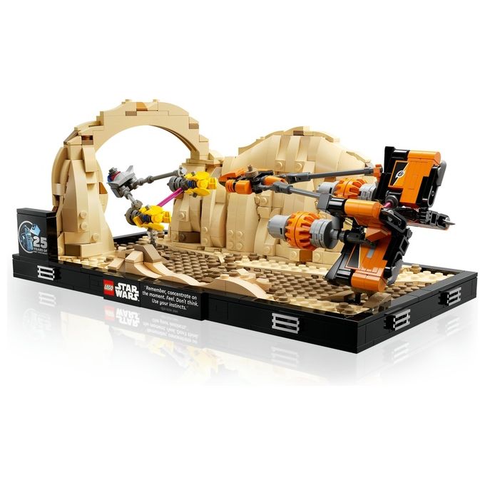 LEGO Star Wars Diorama Gara dei Sgusci su Mos Espa di Anakin Skywalker, Kit Modellismo per Adulti dal Film La Minaccia Fantasma, Gadget da Collezione
