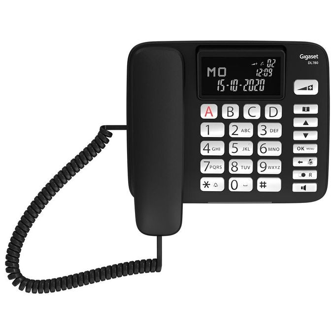 Gigaset DL780 Plus Telefono Fisso con Cornetta Cordless Aggiuntiva