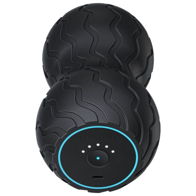 Theragun Wave Duo - Rullo Massaggio Muscolare - Progettato ergonomicamente per schiena colonna vertebrale e collo - Connettivita' Bluetooth