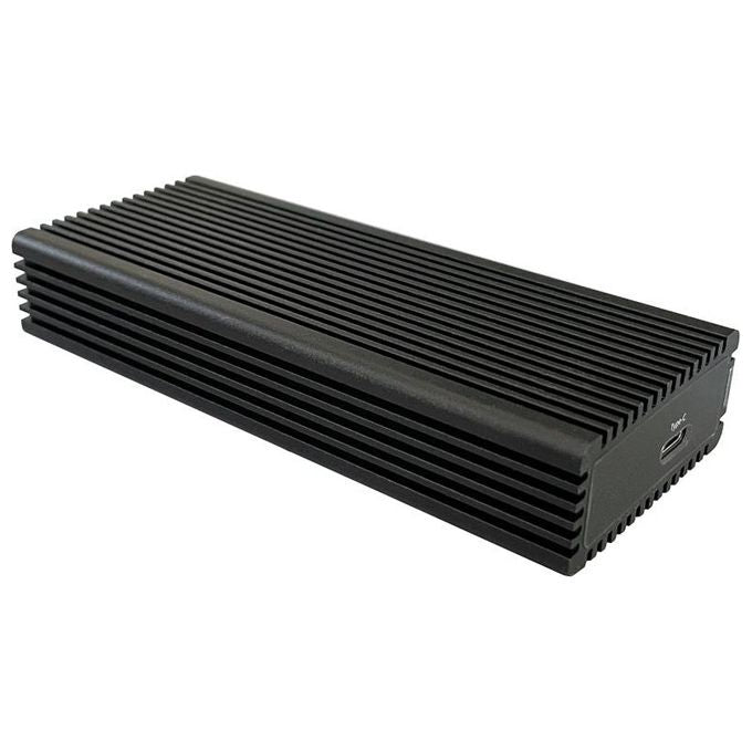 LC-Power LC-M2-C-NVME-2X2 Contenitore di Unita' di Archiviazione Box Esterno SSD Nero M.2