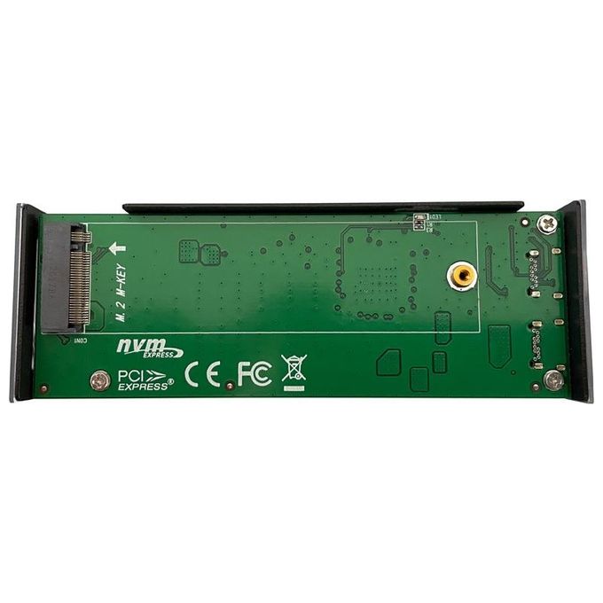 LC-Power LC-M2-C-NVME-2X2 Contenitore di Unita' di Archiviazione Box Esterno SSD Nero M.2