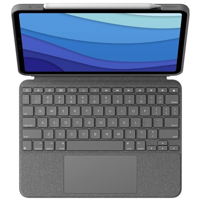 Logitech Combo Touch Grigio Smart Connector Qwerty per iPad Pro 11'' (4a 3a 2a 1a gen) Italiano