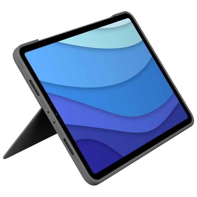 Logitech Combo Touch Grigio Smart Connector Qwerty per iPad Pro 11'' (4a 3a 2a 1a gen) Italiano