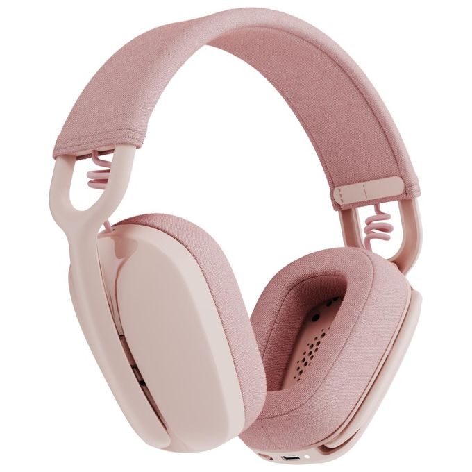 Logitech Zone Vibe 100 Auricolare Wireless a Padiglione Musica e Chiamate Bluetooth Rosa