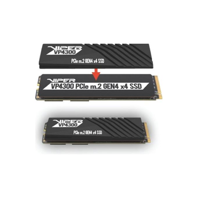 Patriot Viper VP4300 SSD M.2 NVMe PCI-E x4 Gen4 da 2Tb