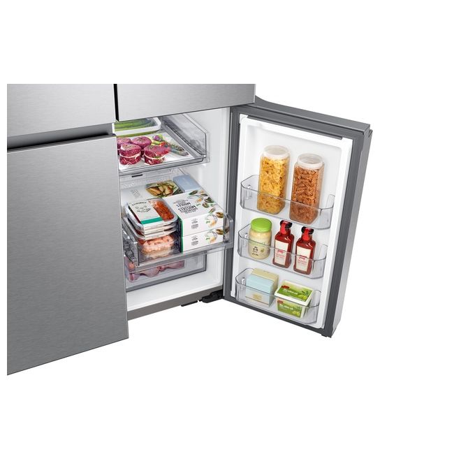 Samsung RF65A967ESR Frigorifero Side by Side Quattro Porte Capacita' 647 Litri Classe energetica E Beverage Center Easy Access Control 182,5 cm Silver
