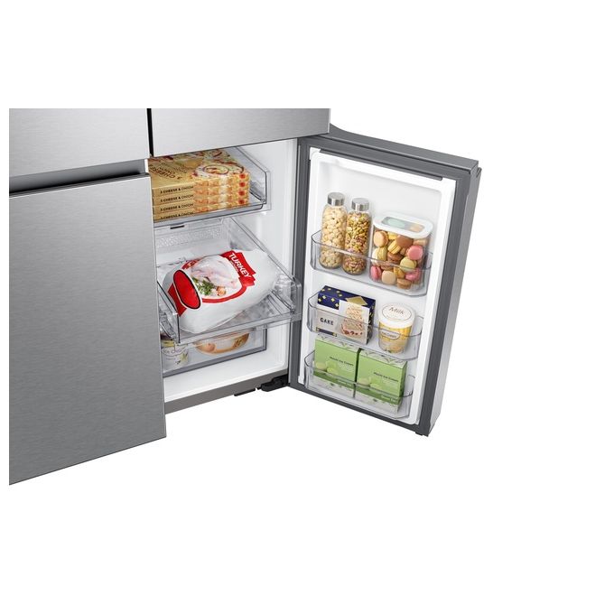 Samsung RF65A967ESR Frigorifero Side by Side Quattro Porte Capacita' 647 Litri Classe energetica E Beverage Center Easy Access Control 182,5 cm Silver