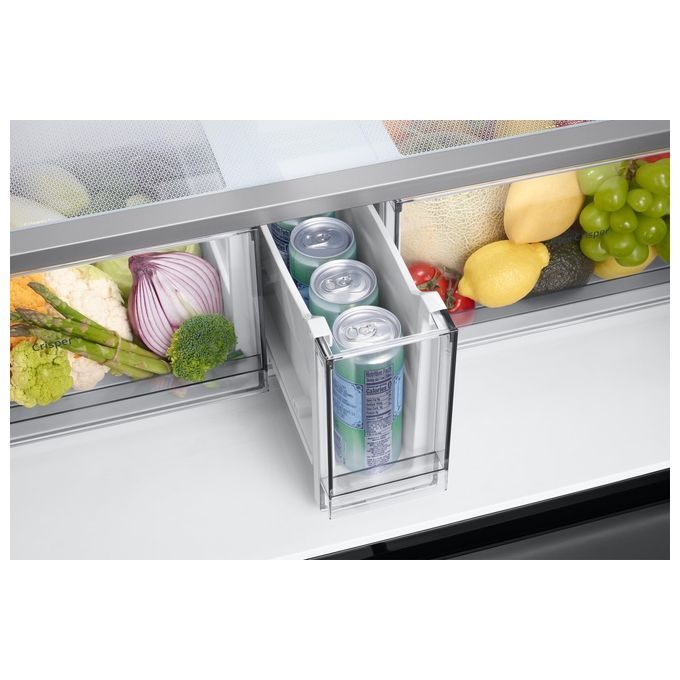 Samsung RF65A90TEB1 Frigorifero Quattro Porte Side by Side Capacita' 650 Litri Classe energetica E Total No Frost 182,5 cm Nero