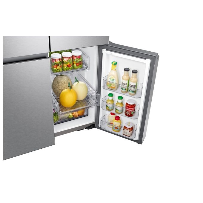 Samsung RF65A967ESR Frigorifero Side by Side Quattro Porte Capacita' 647 Litri Classe energetica E Beverage Center Easy Access Control 182,5 cm Silver