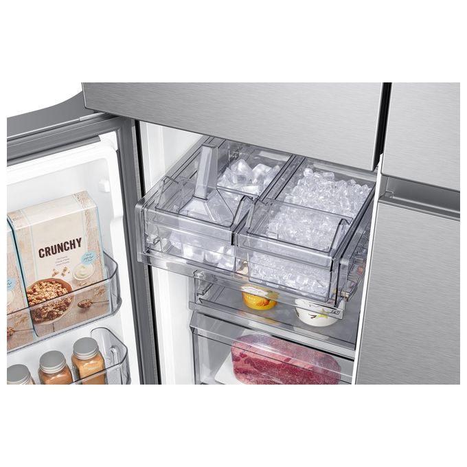 Samsung RF65A967ESR Frigorifero Side by Side Quattro Porte Capacita' 647 Litri Classe energetica E Beverage Center Easy Access Control 182,5 cm Silver
