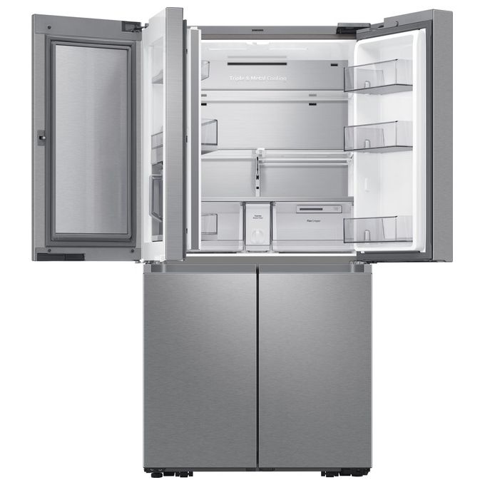 Samsung RF65A967ESR Frigorifero Side by Side Quattro Porte Capacita' 647 Litri Classe energetica E Beverage Center Easy Access Control 182,5 cm Silver