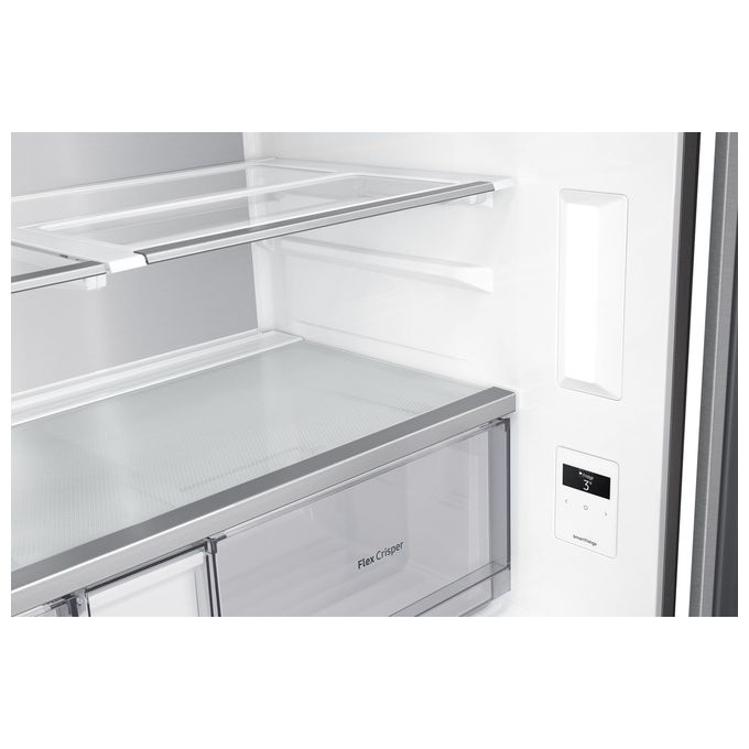 Samsung RF65A967ESR Frigorifero Side by Side Quattro Porte Capacita' 647 Litri Classe energetica E Beverage Center Easy Access Control 182,5 cm Silver