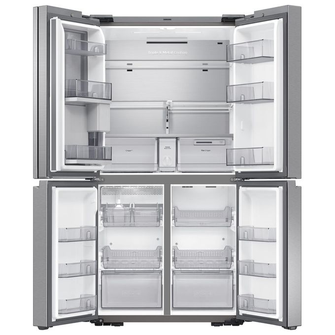 Samsung RF65A967ESR Frigorifero Side by Side Quattro Porte Capacita' 647 Litri Classe energetica E Beverage Center Easy Access Control 182,5 cm Silver