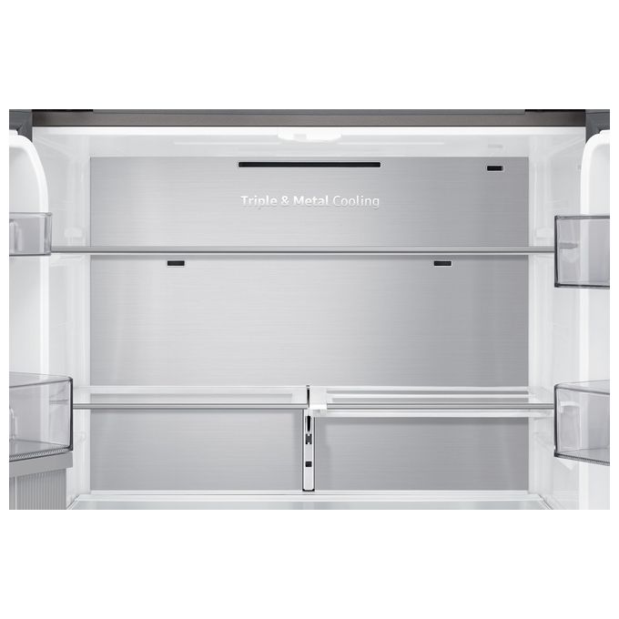 Samsung RF65A967ESR Frigorifero Side by Side Quattro Porte Capacita' 647 Litri Classe energetica E Beverage Center Easy Access Control 182,5 cm Silver