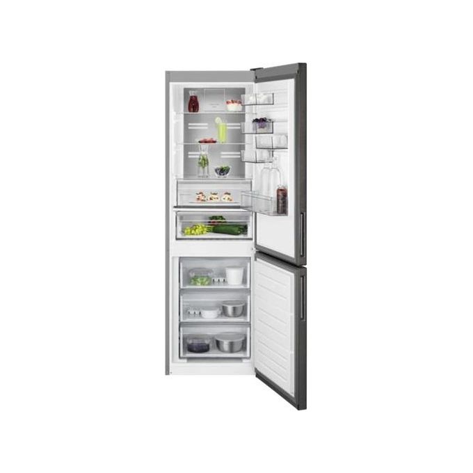 AEG RCB732D5MB Frigorifero Combinato Capacita' 330 Litri Classe energetica D Total No Frost Illuminazione LED Cooling 360 186 cm Acciaio Inox Nero