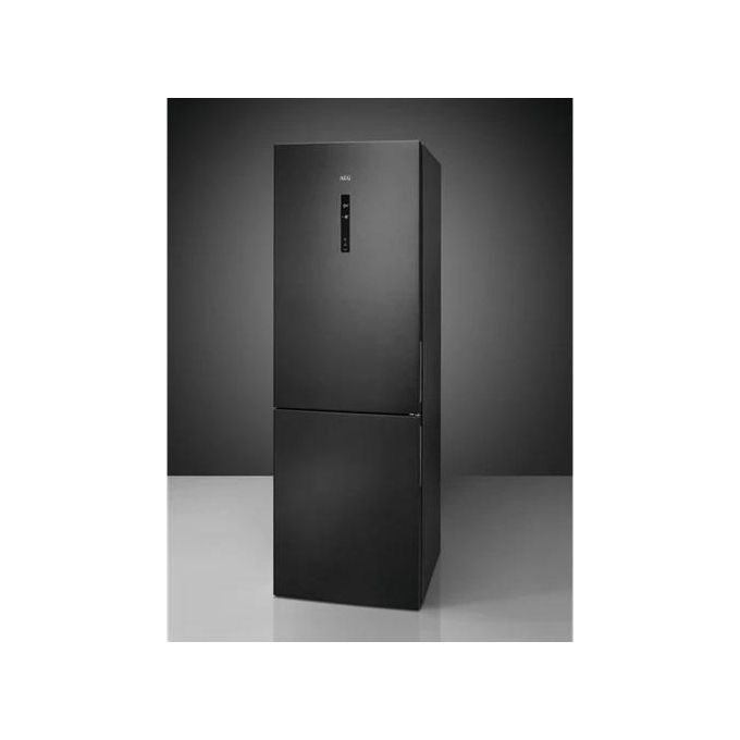 AEG RCB732D5MB Frigorifero Combinato Capacita' 330 Litri Classe energetica D Total No Frost Illuminazione LED Cooling 360 186 cm Acciaio Inox Nero