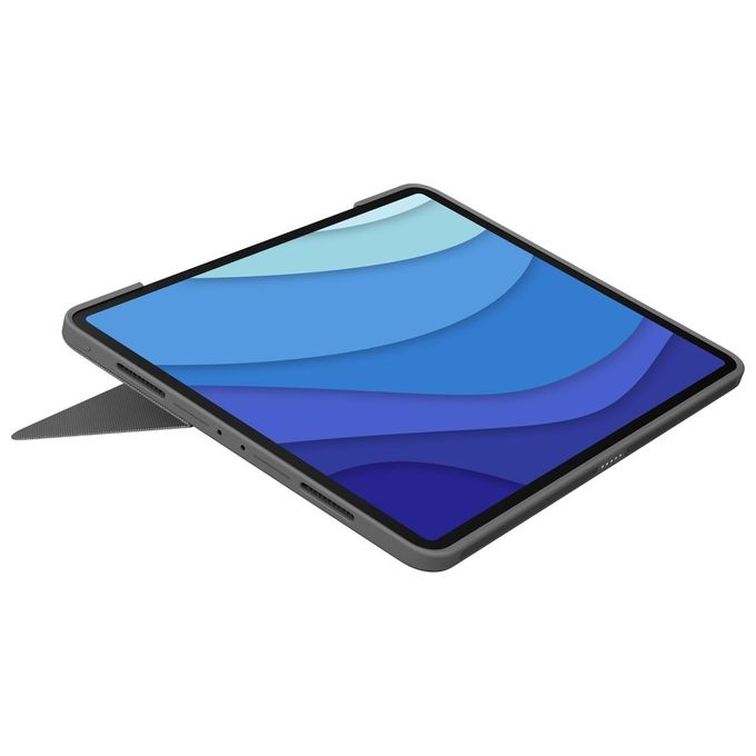 Logitech Combo Touch Custodia con Tastiera per iPad Pro 12.9'' Oxford Grey
