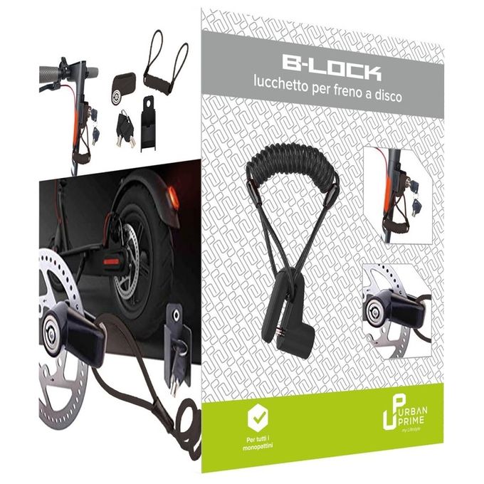 Urban Prime E-LOCK Lucchetto per Monopattini Elettrici