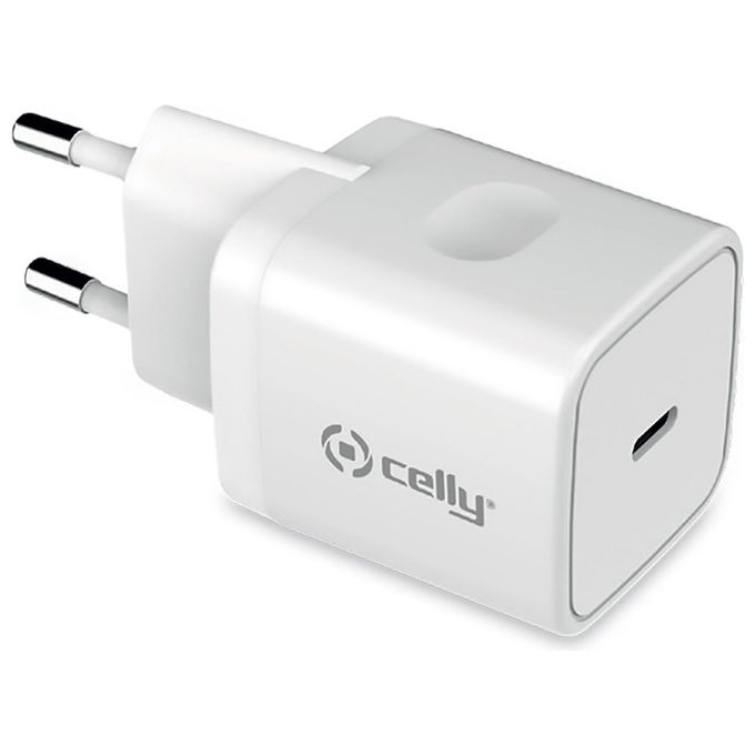 Celly Power Delivery 20W Charger con Bluetooth Earphones