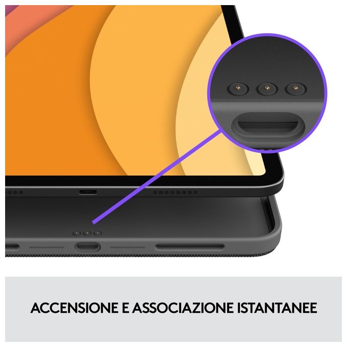 Logitech Combo Touch Grigio Smart Connector Italiano